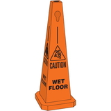 Seton 95230 Safety Traffic Cones- Caution Wet Floor