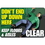 Seton 97528 Keep Floors &amp; Aisles Clear Floor Markers, Price/Each