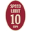 Seton Designer Oval Signs -Speed Limit 10 MPH, Price/Each