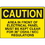 Seton 99704 OSHA Caution Signs For Rough And Curved Surfaces, Price/Each