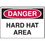Seton 99780 OSHA Danger Signs For Rough And Curved Surfaces, Price/Each