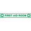 Seton AA883 First Aid Room Floor Label, Price/Each