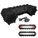 Boss ATV Sound System, 8" Marine Speakers, Bluetooth, Dual LED Light Bar