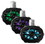 Boss 6x9&quot; 2-Way Marine Wake Tower Speaker (Each) with RGB Lights, 600W Black,