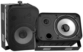 PDWR50B Speakers 6.5" Black Outdoor Pyle Pro; Pair