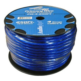 PW4BL Power Wire Audiopipe 4Ga 250' Blue