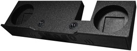 QBFORD102004 Qpower Bomb Ford Dual 10" Woofer Box Under seat downfire