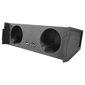 QBSUV12V Qpower Bomb Dual 12" Woofer Box 2007-2014 Chevy Tahoe 3rd Row Vented Downfire