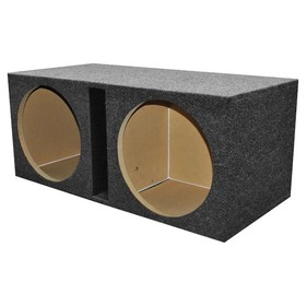 QHD215V Qpower 2 Hole 15" Vented Woofer Box with 1" MDF face