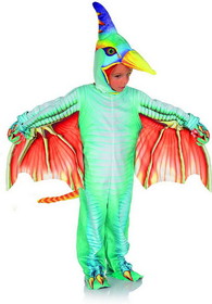 Underwraps Green Pteradactyl Printed Toddler Costume Jumpsuit