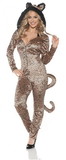 Underwraps Leopard Jumpsuit Adult Costume