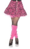 Underwraps 80's Zebra Skirt Pink & Black Adult Costume Skirt