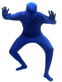 Seasonal Visions Blueman Bodysuit Costume Adult