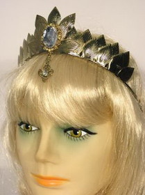 HMS Oz Witch Metal Costume Crown Adult: Gold