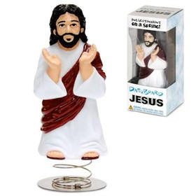 Accoutrements ACC-11093-C Dashboard Wiggler 4.5" Enlightenment On A Spring Jesus