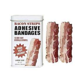 Accoutrements ACC-11476-C Bacon Strips Adhesive Bandages Box Of 15