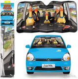 Accoutrements ACC-12857-C Car Full of Rubber Chickens Auto Sunshade