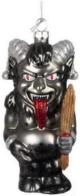 Accoutrements Krampus Glass Holiday Ornament