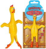 Accoutrements Bendy 5 Inch Rubber Chicken Toy