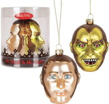 Accoutrements ACC-12988-C Dr. Jekyll & Mr. Hyde Glass Two-Sided Holiday Ornament