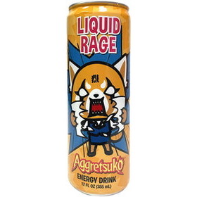 Asian Food Grocer AFG-1475291-C Sanrio Aggretsuko Liquid Rage 12oz Energy Drink | 1 Can