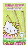 Asian Food Grocer AFG-16787-C Hello Kitty Green Tea Wafer Cookies | 1.58 Ounce Pack