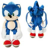 Accessory Innovations AIC-13858-C Sonic the Hedgehog 17 Inch Plush Backpack