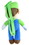 Accessory Innovations  AIC-17138-C Super Mario Luigi 17 Inch Plush Backpack