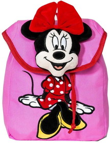 Accessory Innovations AIC-19122-C Disney Mickey Mouse & Friends Plush 10 Inch Backpack Minnie Mouse