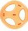 Opportunity Mart ALP-609948-C Big Wheel Replacement Part | 16 Inch Orange Front Wheel