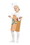 Orion Costumes ANG-30430-C "Just Coffee" Kids Costume With Tunic & Headpiece, One Size Fits Up To Size 10