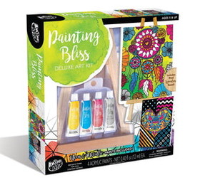 Anker Play ARP-450051-C Painting Bliss Deluxe Art Kit With Wooden Tabletop Easel