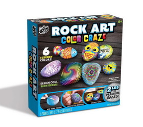 Anker Play ARP-450078-C Rock Art Color Craze DIY Craft Kit Includes 2 lbs of Premium Rock