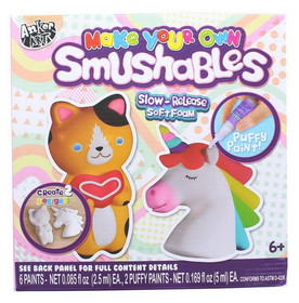 Make Your Own Foam Smushables Activity Kit, Cat and Unicorn