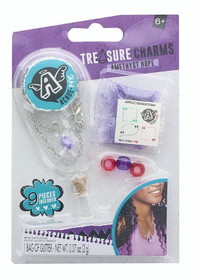 Acade-Me Treasure Charm Bracelets Jewelry Craft Kit: Amethyst Hope (Purple)