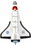 Aeromax ARX-PBSB-C Aeromax Pull Back 6 Inch Die Cast Space Shuttle With Lights & Sound