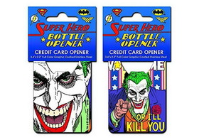 Adventure Trading AVT-ADTCBA13022-C DC Comics Joker "Vote Me" Credit Card Bottle Opener