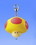Banpresto Super Mario Brothers Connecting Clip On/Keychain Yellow & Red Mushroom