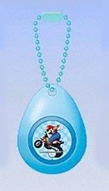 Banpresto Super Mario Mini Sound Drop Swing Clip On Keychain Mario Motorcycle