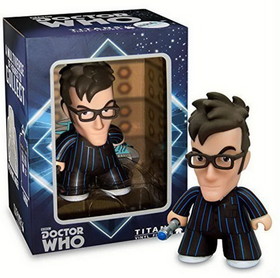 BBC Doctor Who Titan 10th Doctor with Blue Pinstripe Suit 6.5" Vinyl Figure