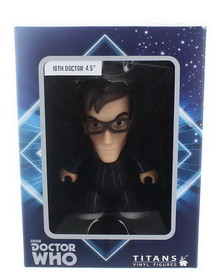 BBC Doctor Who 4.5" Titan Vinyl Figure: 10th Doctor with Brown Pinstripe Suit