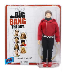 Bif Bang Pow BBP-17053-C Big Bang Theory 8" Retro Clothed Action Figure, Howard (Red Shirt)