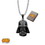 Body Vibe Star Wars Darth Vader Stainless Steel 24" Chain 3D Pendant Necklace