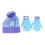 Berkshire Fashions BER-95342-C Disney Frozen Kids Winter Beanie & Glove Set