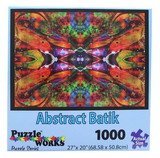 Bluegrass Premuim BGR-80805ABS-C Puzzleworks 1000 Piece Jigsaw Puzzle, Abstract Batik
