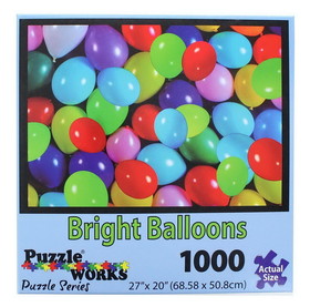 Bluegrass Premuim BGR-80805BAL-C Puzzleworks 1000 Piece Jigsaw Puzzle, Balloons