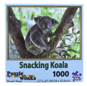 Bluegrass Premuim BGR-80805SNA-C Puzzleworks 1000 Piece Jigsaw Puzzle, Snacking Koala