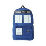 Bioworld BIW-38710-C Doctor Who Blue TARDIS Police Box Basic Backpack Knapsack