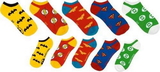 Bioworld DC Comics Superhero Logo Ankle Socks 5 Pair Pack One Size Fits Most