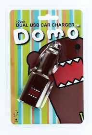 Bioworld Domo 12 Volt Dual USB Car Charger